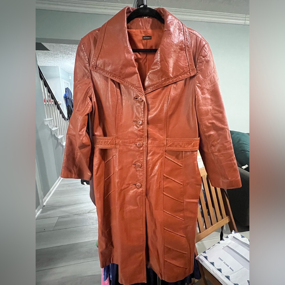 Vintage leather coat